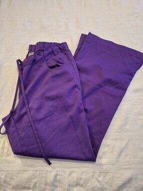 Barco Grey's Anatomy women's Small purple scrub pants VGUC
